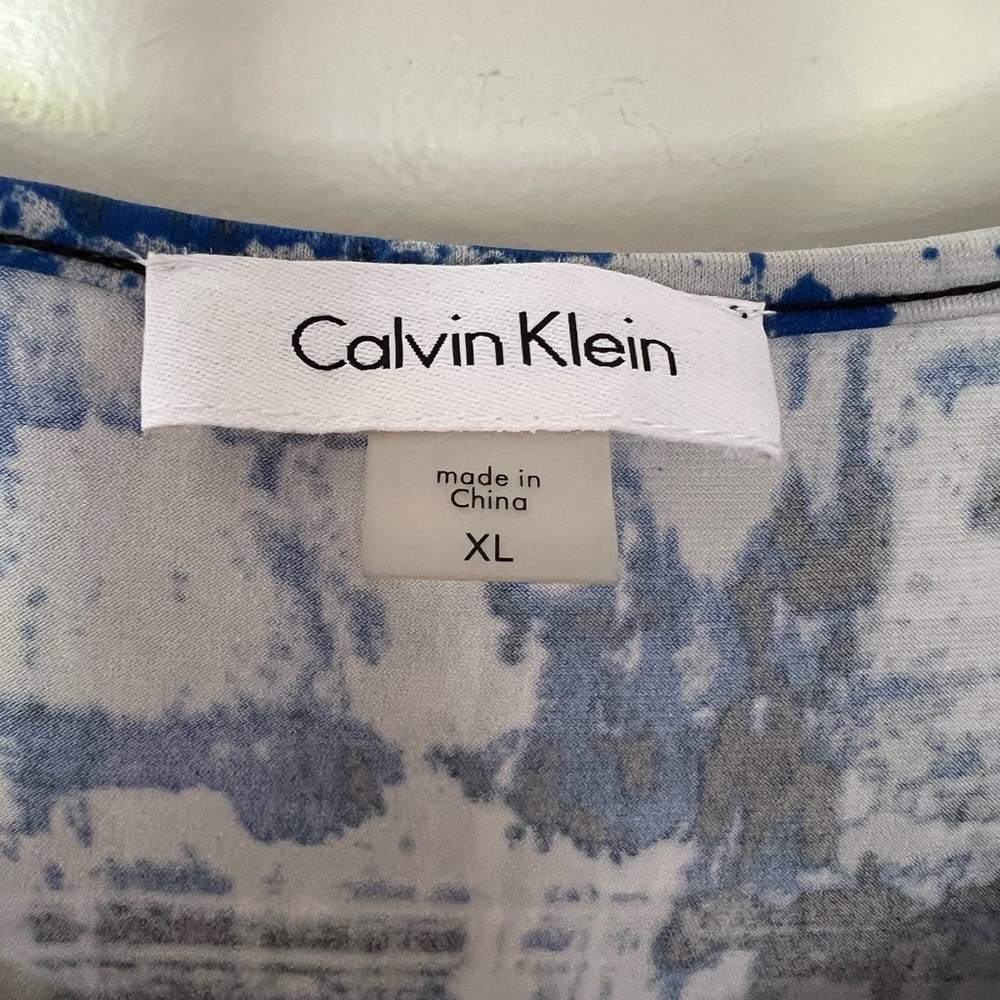 Calvin Klein short sleeve top shirt, XL - Picture 7 of 9